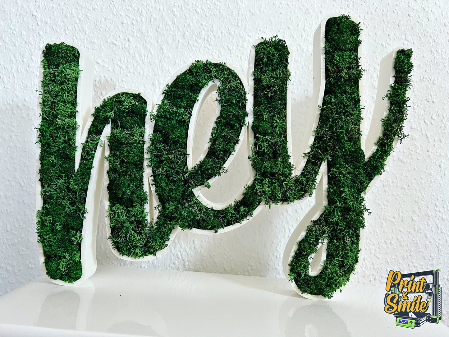 Moosbild / Schriftzug - Relax