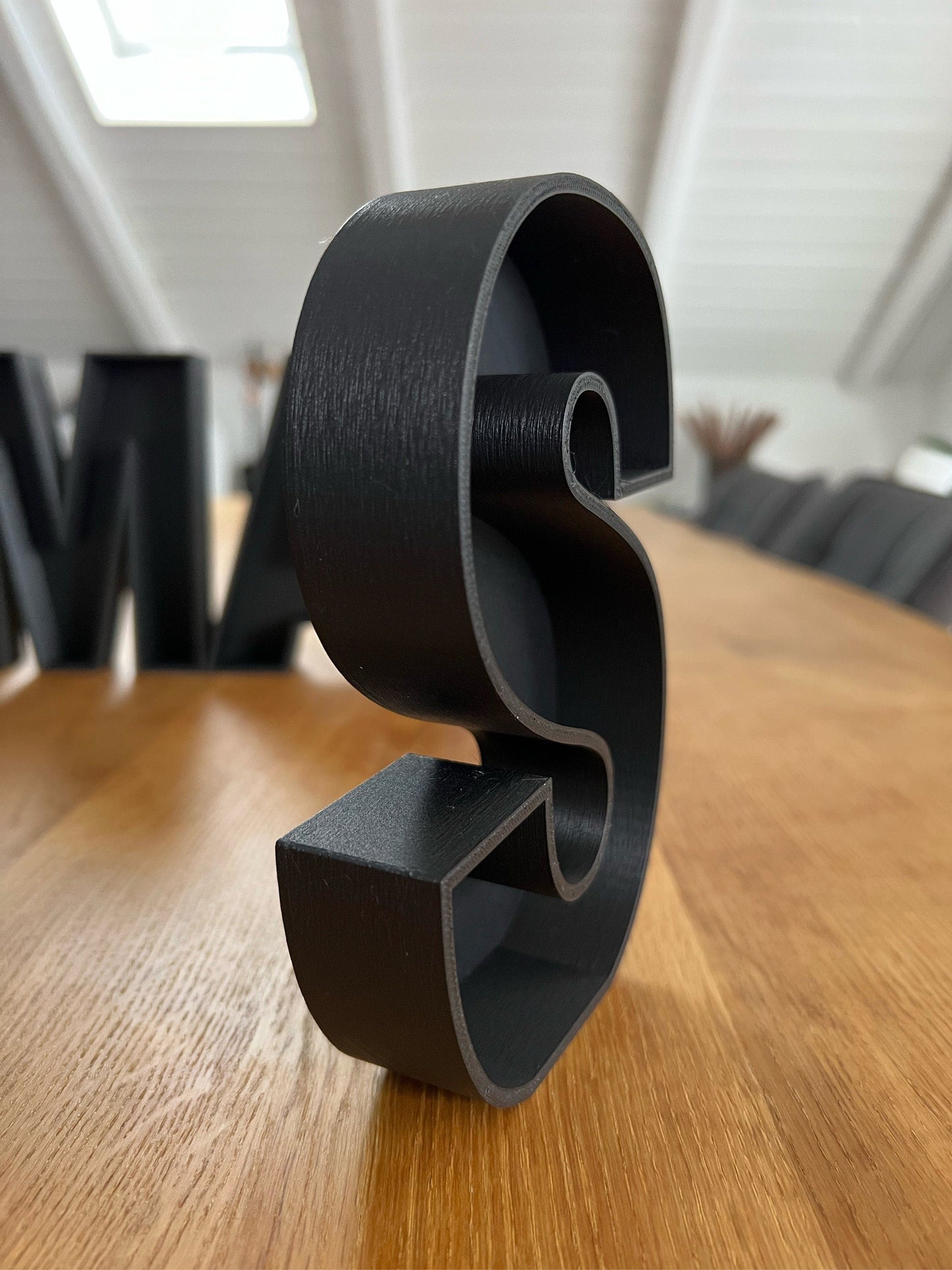 Buchstabenkorpus zum selbst befüllen / 25 cm Höhe