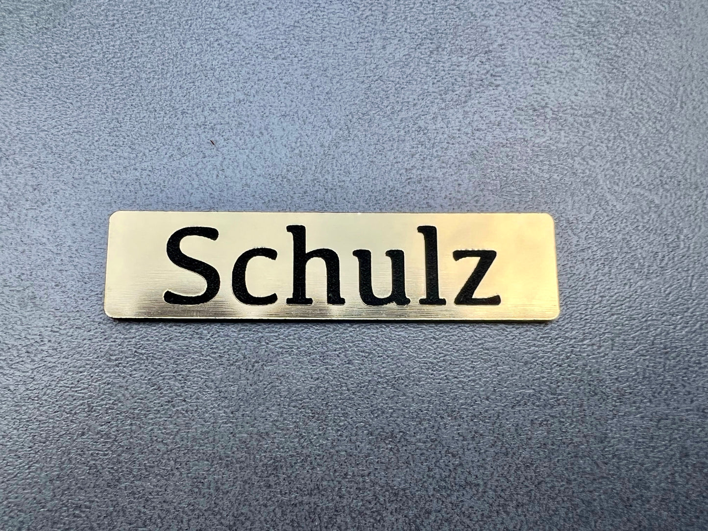 Briefkastenschild, Klingelschild, Typenschild inkl. individueller Lasergravur