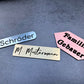 Briefkastenschild, Klingelschild, Typenschild inkl. individueller Lasergravur