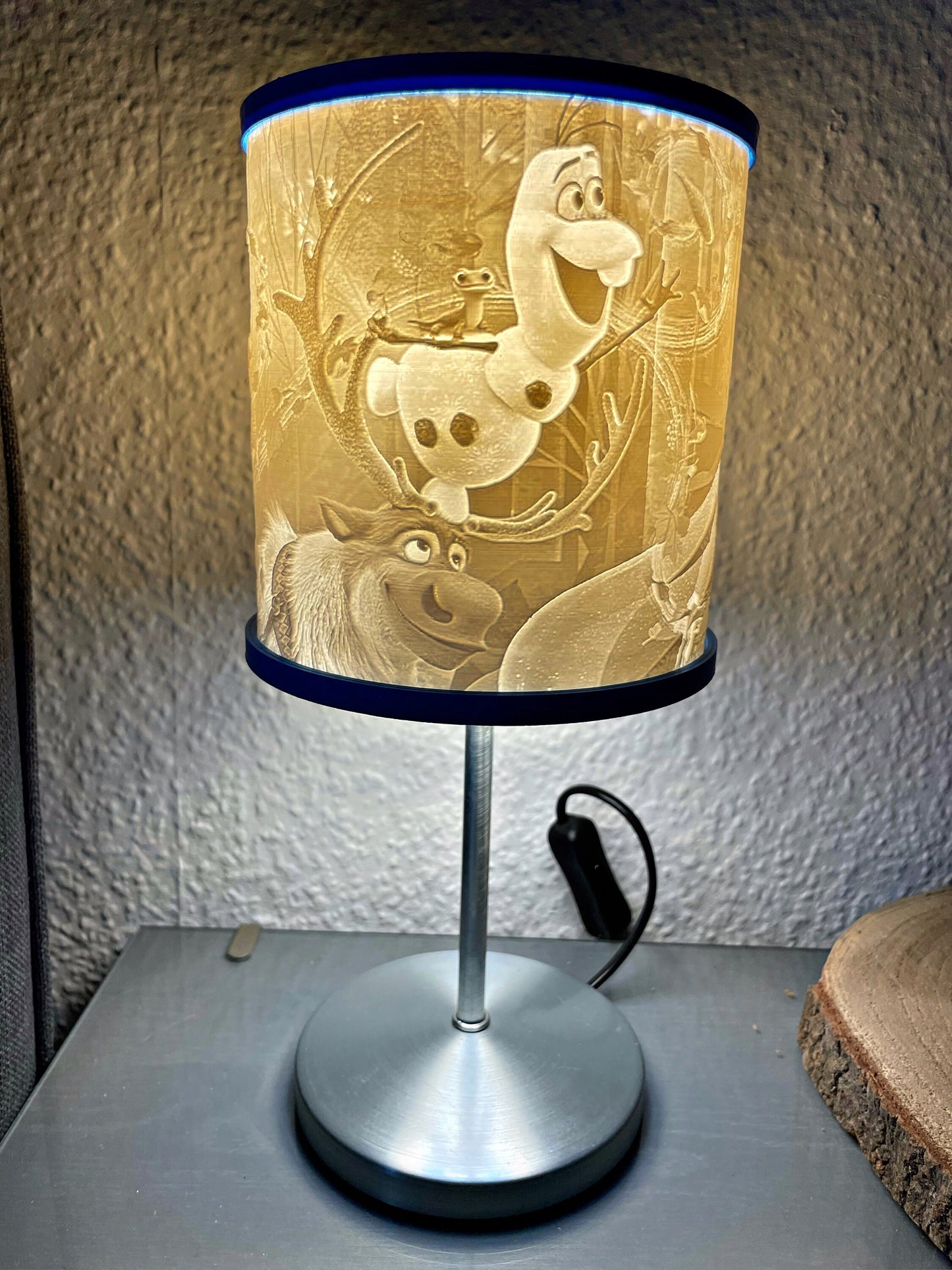 individuelle Litophane Lampe