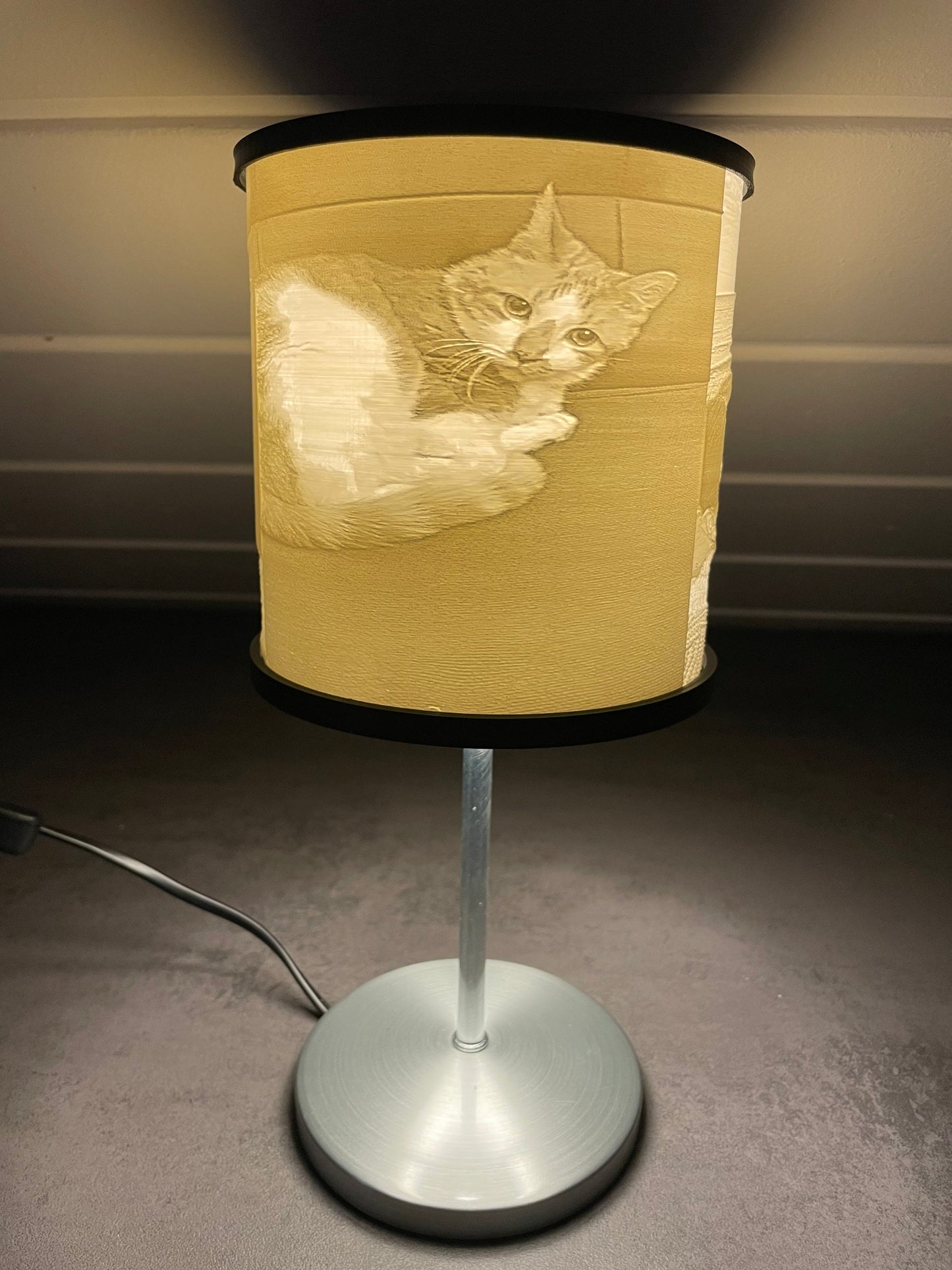 individuelle Litophane Lampe