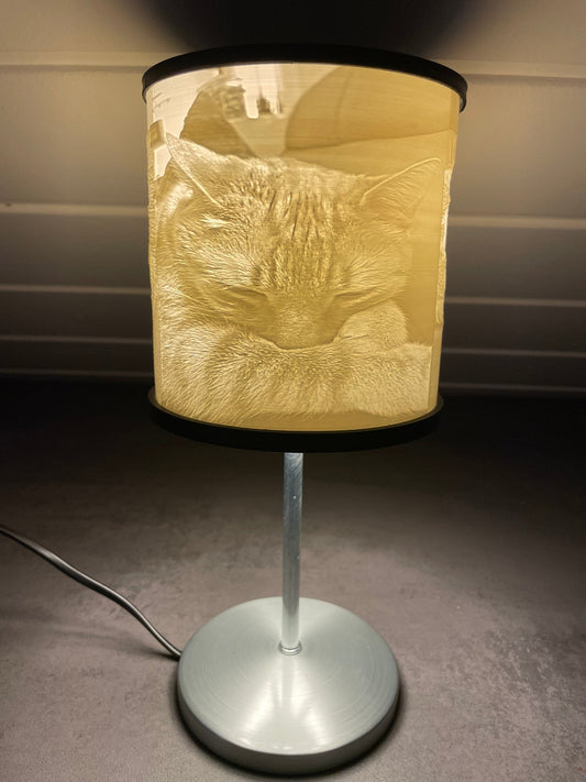individuelle Litophane Lampe