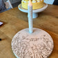 Geburtstagsbrettchen mit Kerzentülle