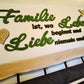 Moosbild Schriftzug (individuell gestaltbar)